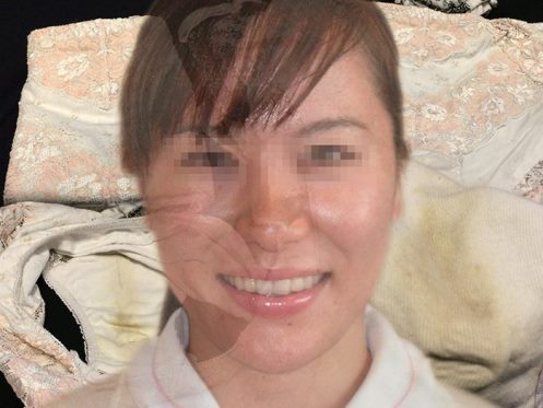 妻の染みパン画像顔出し